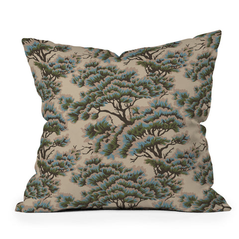 Holli Zollinger UMBRIA DUSK WOODS Throw Pillow