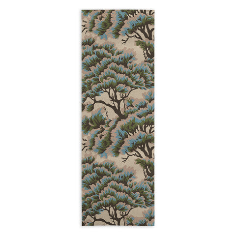 Holli Zollinger UMBRIA DUSK WOODS Yoga Towel