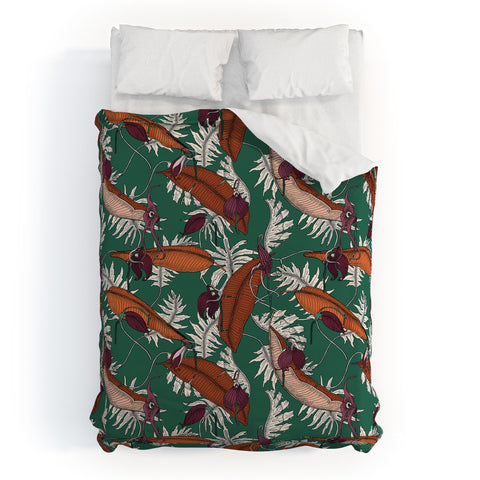 Holli Zollinger URBAN JUNGLE ORCHID Duvet Cover