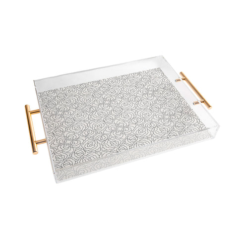 Holli Zollinger VELVET FLORAL Acrylic Tray
