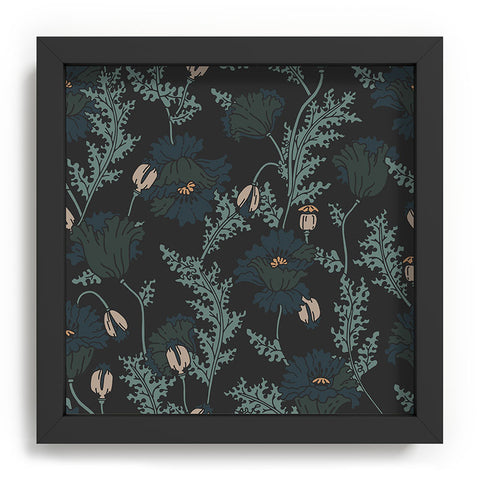 Holli Zollinger VERANDA MIDNIGHT POPPY Recessed Framing Square