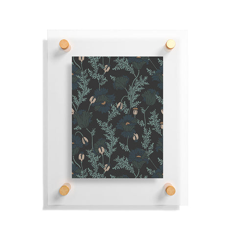 Holli Zollinger VERANDA MIDNIGHT POPPY Floating Acrylic Print