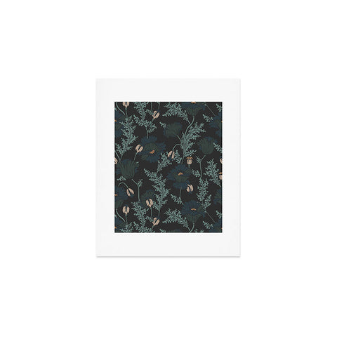 Holli Zollinger VERANDA MIDNIGHT POPPY Art Print