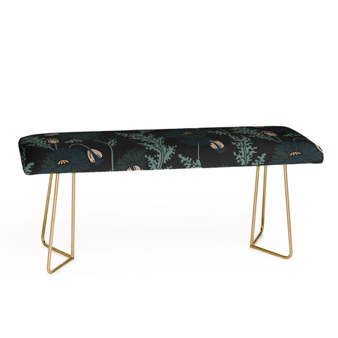 Holli Zollinger VERANDA MIDNIGHT POPPY Bench