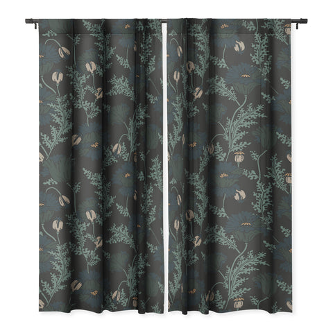 Holli Zollinger VERANDA MIDNIGHT POPPY Blackout Non Repeat