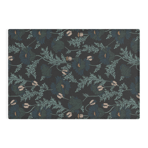 Holli Zollinger VERANDA MIDNIGHT POPPY Outdoor Rug