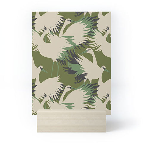 Holli Zollinger VERANDA SWAN Mini Art Print