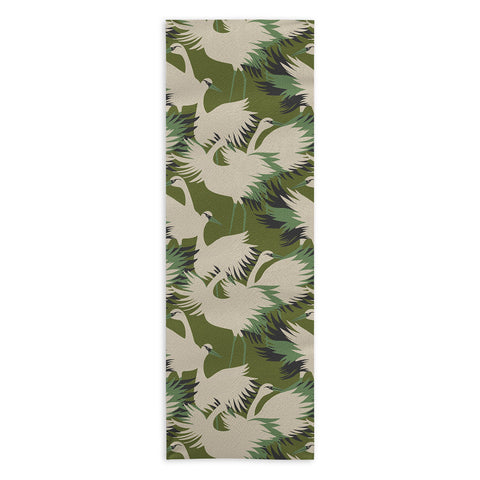Holli Zollinger VERANDA SWAN Yoga Towel