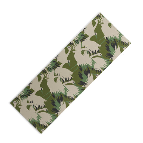 Holli Zollinger VERANDA SWAN Yoga Mat