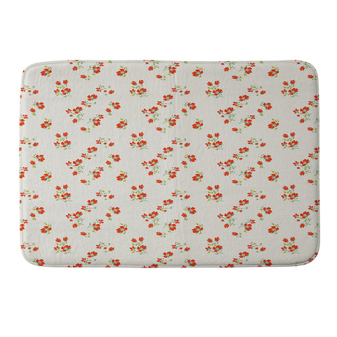 Holli Zollinger VINTAGE FLORAL Holli Zollinger Memory Foam Bath Mat