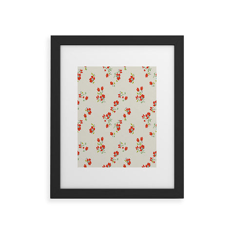 Holli Zollinger VINTAGE FLORAL Holli Zollinger Framed Art Print