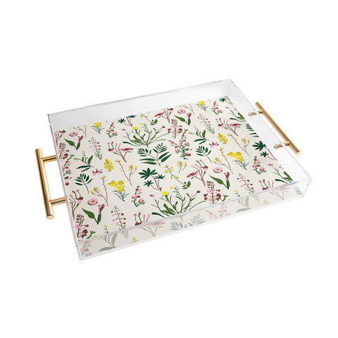 Holli Zollinger WILDFLOWER STUDY LIGHT Acrylic Tray