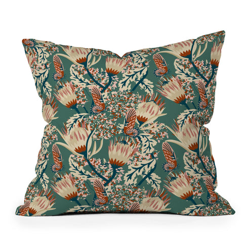 Holli Zollinger ZARAH BUTTERFLY Outdoor Throw Pillow