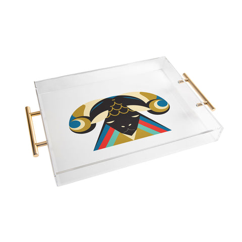 Holli Zollinger ZODIAC ARIES Acrylic Tray
