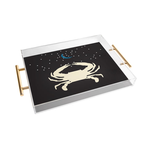 Holli Zollinger ZODIAC CANCER Acrylic Tray