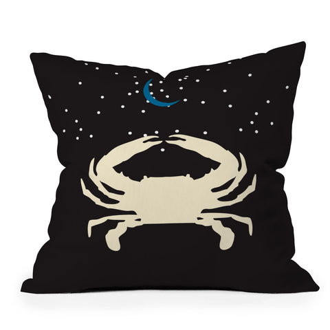 Holli Zollinger ZODIAC CANCER Outdoor Throw Pillow