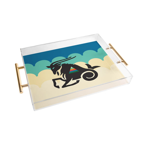 Holli Zollinger ZODIAC CAPRICORN Acrylic Tray