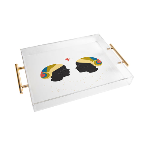 Holli Zollinger ZODIAC GEMINI Acrylic Tray