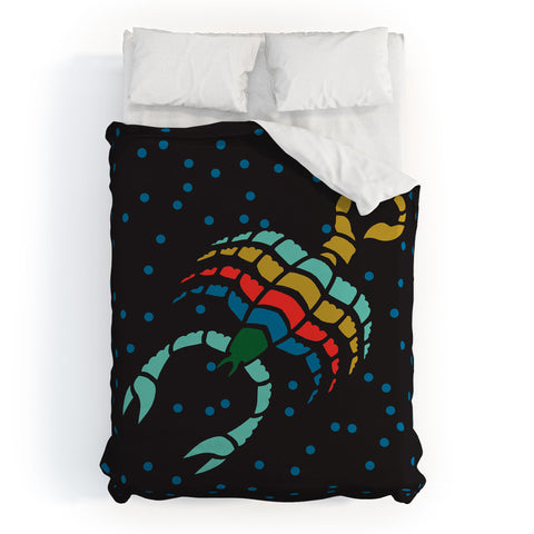 Holli Zollinger ZODIAC SCORPIO Duvet Cover