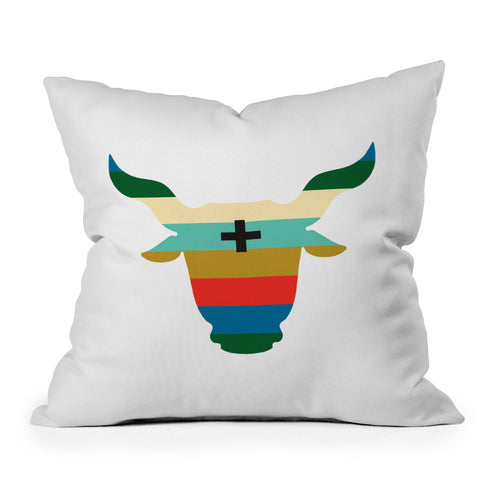 Holli Zollinger ZODIAC TAURUS Outdoor Throw Pillow