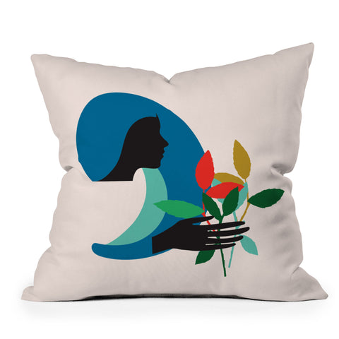 Holli Zollinger ZODIAC VIRGO Outdoor Throw Pillow