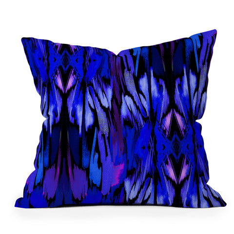 Holly Sharpe Indigo Fever Outdoor Throw Pillow