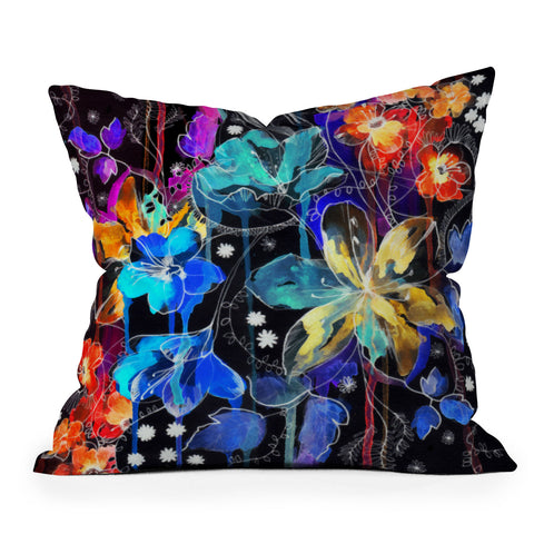 Holly Sharpe Lost In Botanica 2 Outdoor Throw Pillow
