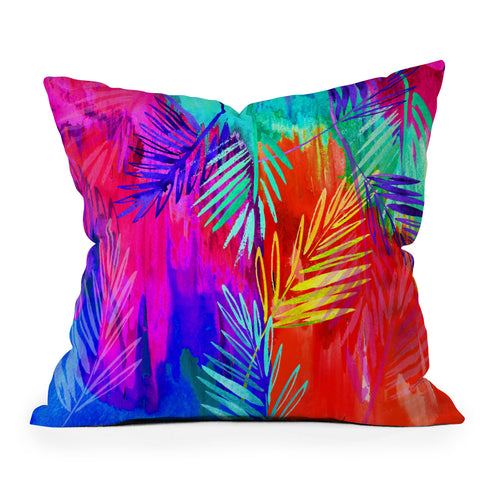 Holly Sharpe Tropical Heat 01 Outdoor Throw Pillow