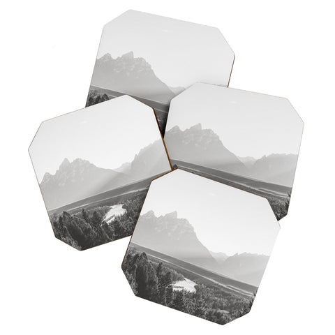 In This Instance Photography Grand Tetons Snake River Sunset Coaster Set