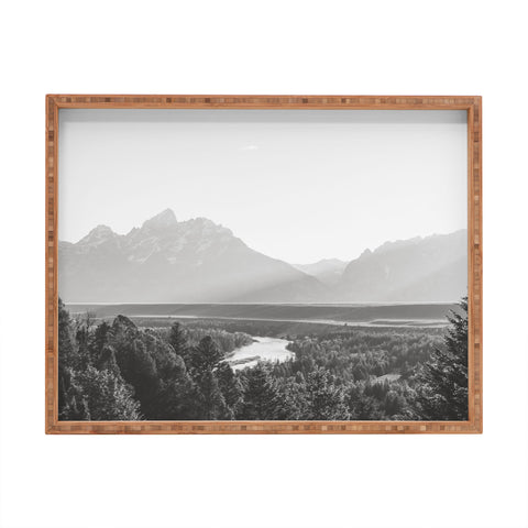 In This Instance Photography Grand Tetons Snake River Sunset Rectangular Tray