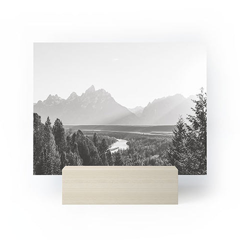 In This Instance Photography Grand Tetons Snake River Sunset Mini Art Print