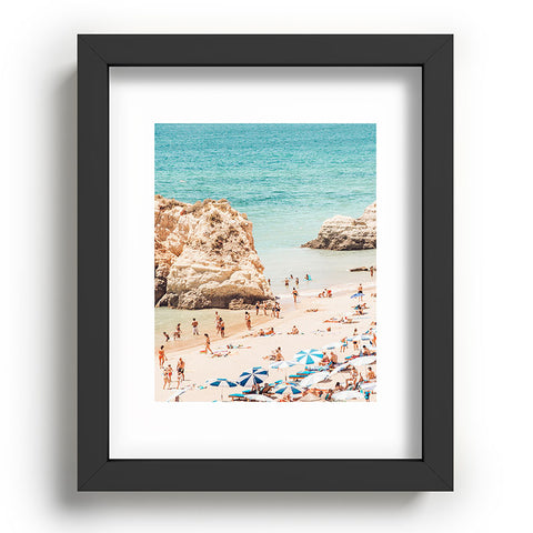 Ingrid Beddoes Aerial Beach Print Ocean Recessed Framing Rectangle