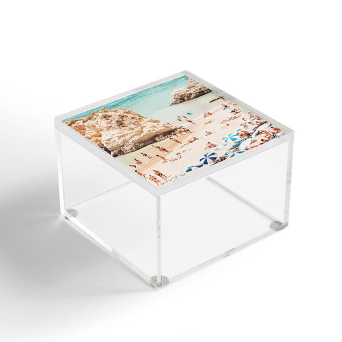 Ingrid Beddoes Aerial Beach Print Ocean Acrylic Box