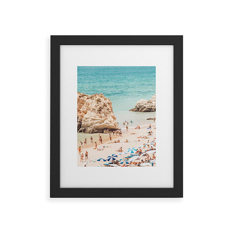 Ingrid Beddoes Aerial Beach Print Ocean Framed Art Print