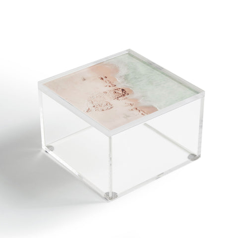 Ingrid Beddoes Aerial Mint Green Ocean Paste Acrylic Box