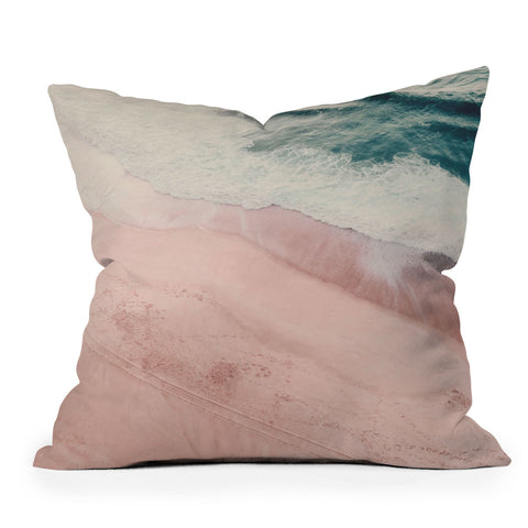 Ingrid Beddoes Beach Calm Outdoor Throw Pillow