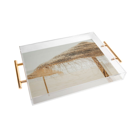 Ingrid Beddoes beach dreams III Acrylic Tray