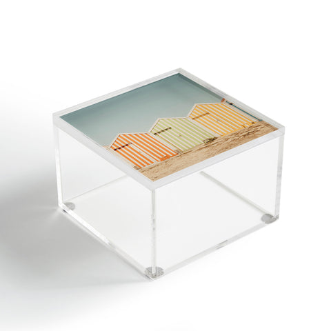 Ingrid Beddoes Beach Huts II Acrylic Box