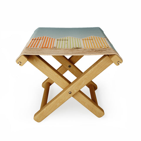 Ingrid Beddoes Beach Huts II Folding Stool