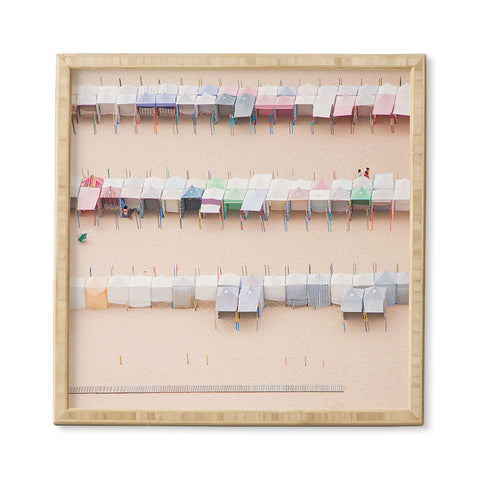 Ingrid Beddoes Beach Nude Pink Framed Wall Art