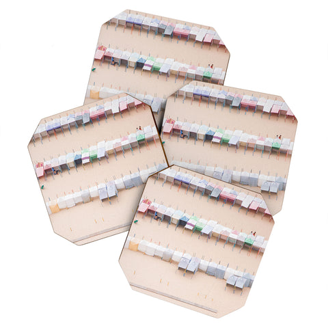 Ingrid Beddoes Beach Nude Pink Coaster Set