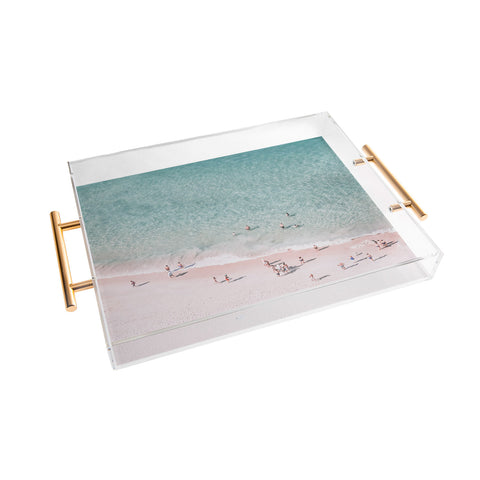 Ingrid Beddoes Beach Summer Days Acrylic Tray