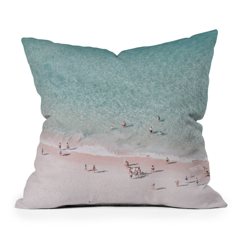 Ingrid Beddoes Beach Summer Days Outdoor Throw Pillow