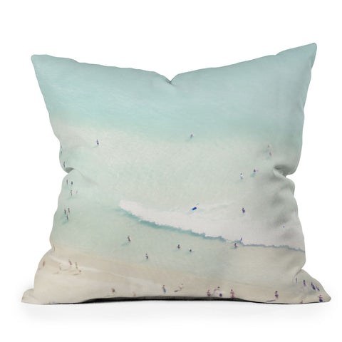 Ingrid Beddoes Beach Summer Fun I Outdoor Throw Pillow