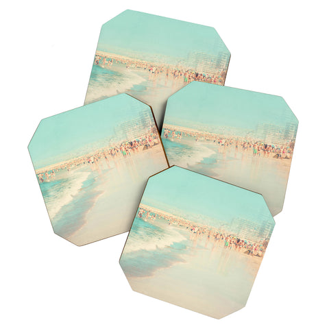 Ingrid Beddoes Beach Summer I Coaster Set