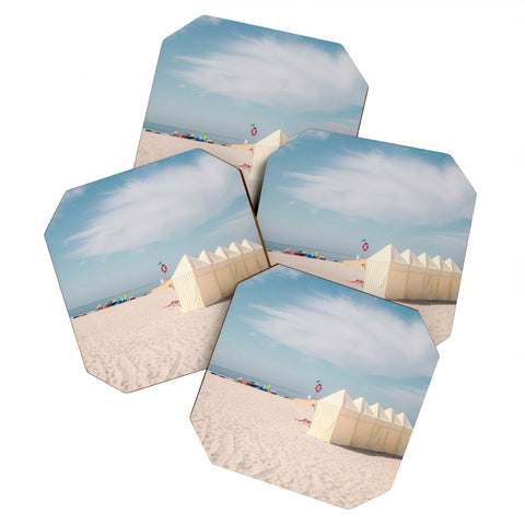 Ingrid Beddoes Beach Summer Vibes ocean Coaster Set