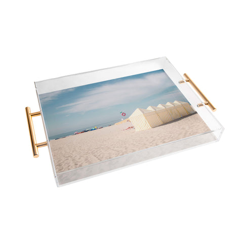 Ingrid Beddoes Beach Summer Vibes ocean Acrylic Tray