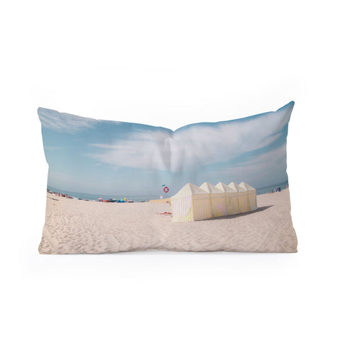 Ingrid Beddoes Beach Summer Vibes ocean Oblong Throw Pillow