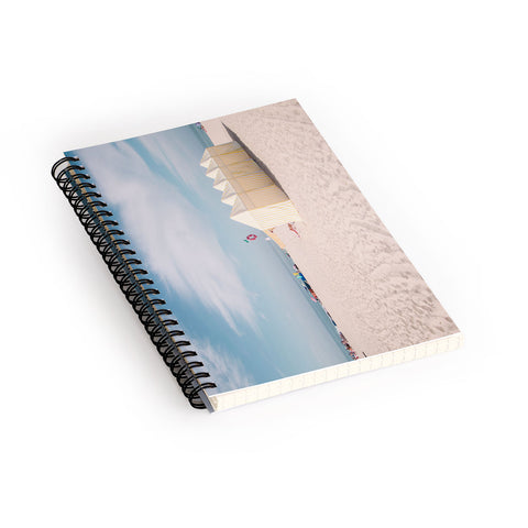 Ingrid Beddoes Beach Summer Vibes ocean Spiral Notebook