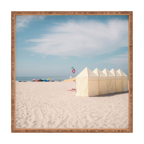 Ingrid Beddoes Beach Summer Vibes ocean Square Tray